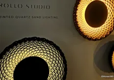 Rollo Studio is een onafhankelijk designmerk dat ontwerpen 3D-print, zoals deze verlichting.